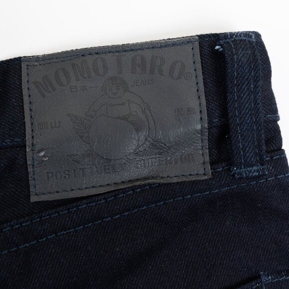 Momotaro Selvedge Denim Jeans 0306-IBSP Tight Tapered 15.7oz Indigo Black Japan - Picture 16 of 16